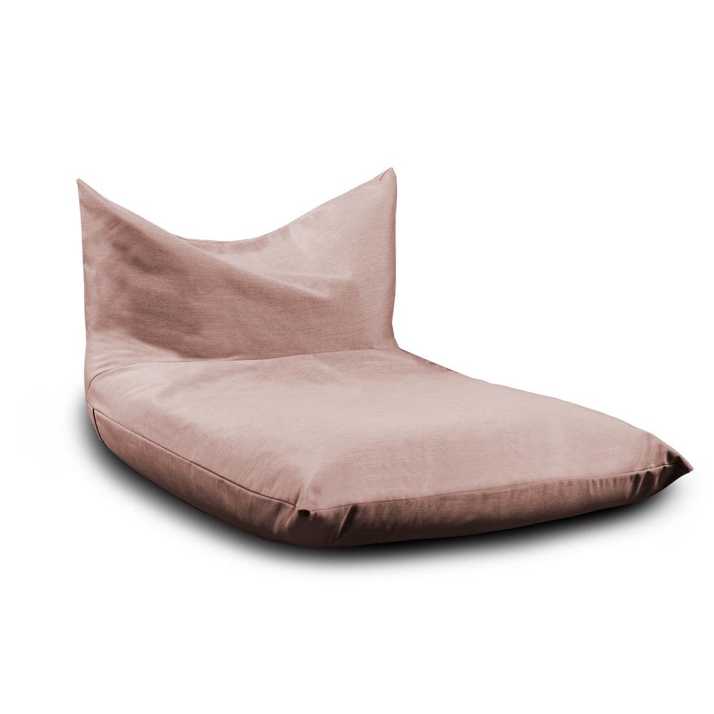 Ja Sunbrella Finster Petal Sling Outdoor Lounge Chair Armless Bean Bag Chaise With Removable Cover