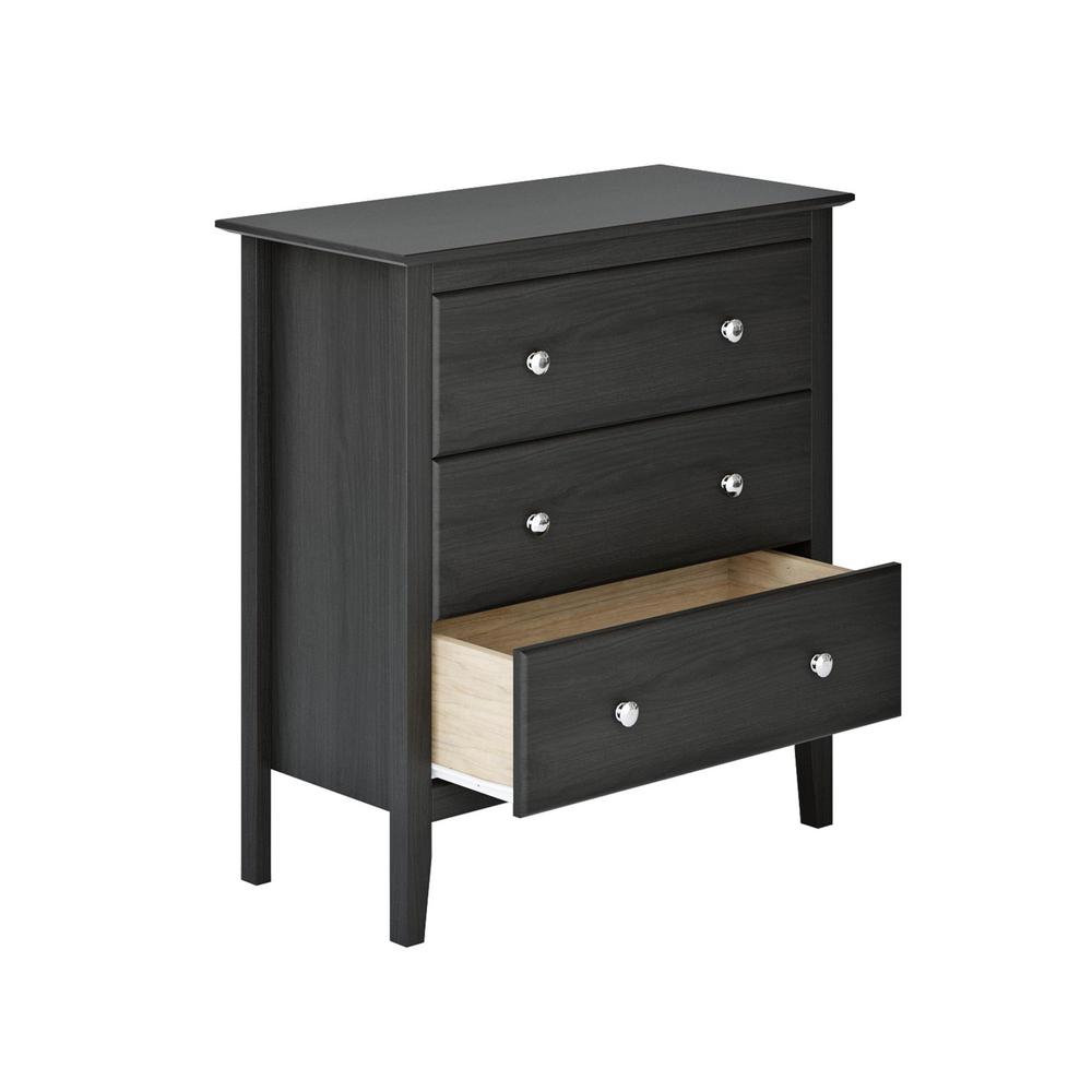 Adeptus Usa Easy Pieces 3 Drawer Espresso Chest Of Drawers 77226