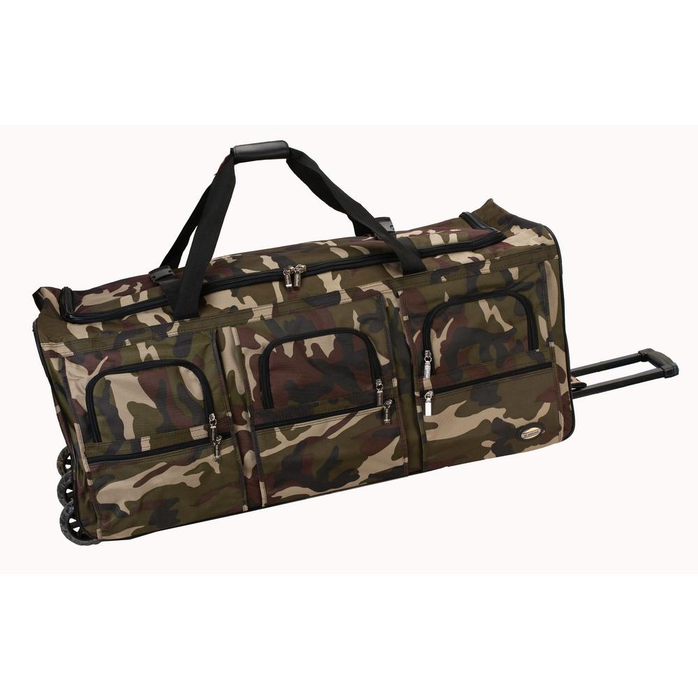 camouflage rolling luggage