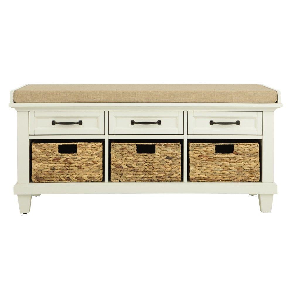 Home Decorators Collection Martin Ivory 46 5 Shoe Storage Bench Home Decorators Collection Martin Ivory 46 5 Shoe Storage Bench 9613800440 The Depot