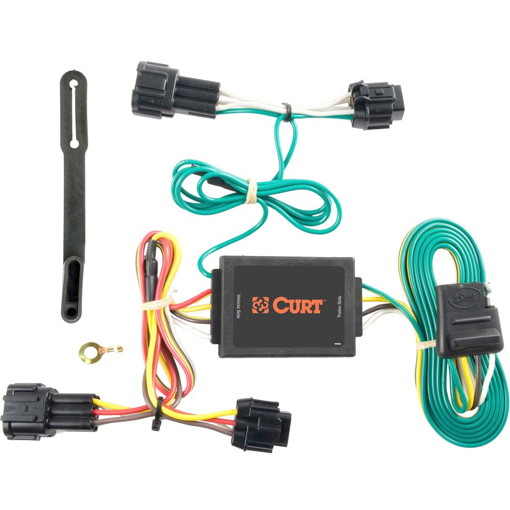 CURT Custom Wiring Harness (4-Way Flat Output)-56084 - The Home Depot
