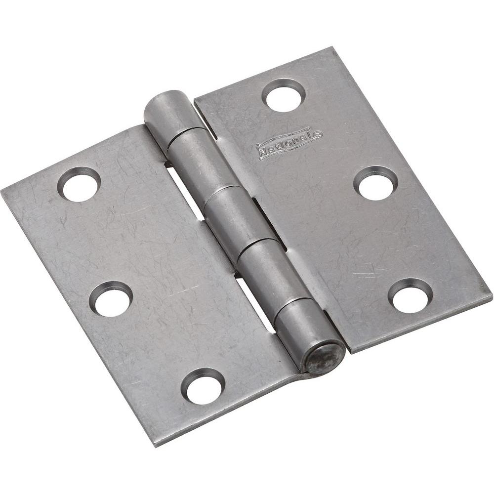 National Hardware 3 in. NonRemovable Pin Hinge505BC 3X3 TP HNG PS