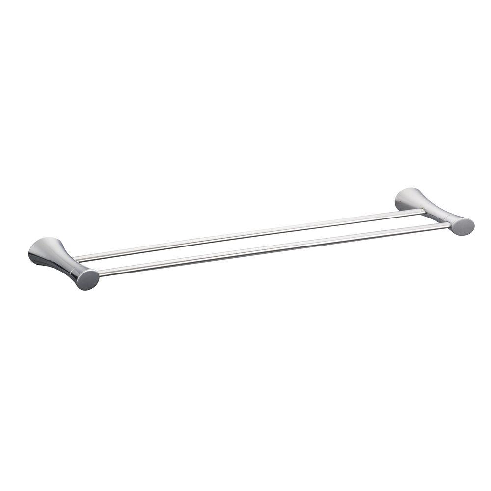 Delta Victorian 24 In Double Towel Bar In Chrome 75224 The Home Depot