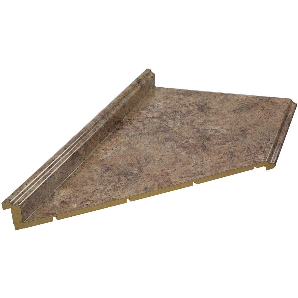 Hampton Bay 10 Ft Laminate Countertop With Left Miter In Madura