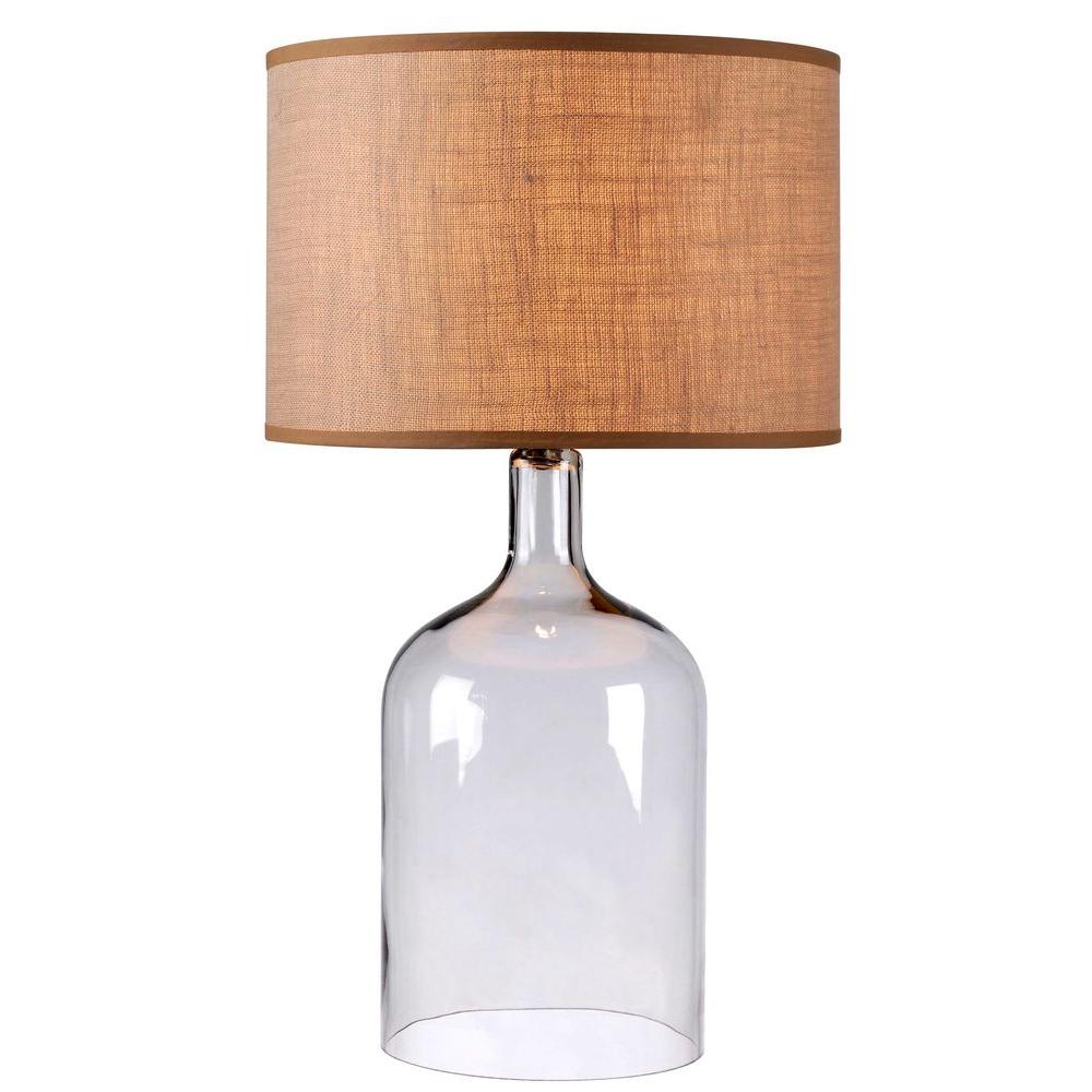Kenroy Home Capri 30 In Clear Glass Table Lamp 32261clr The Clear Glass Table Lamp