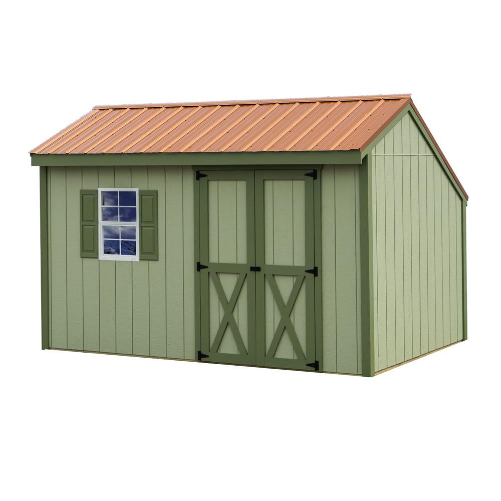 Best Barns Aspen 8 ft. x 12 ft. Wood Storage Shed Kit ...