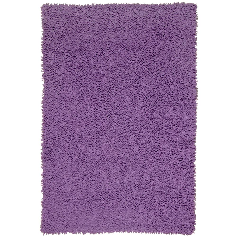 Purple Chenille Twist 4 Ft X 6 Area Rug