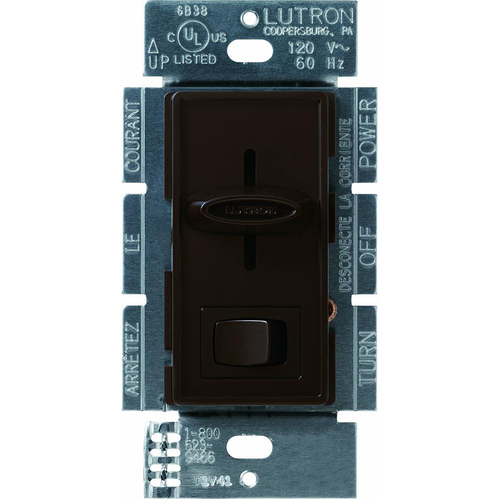 Lutron Skylark 1000-Watt 3 Way Preset Dimmer, Brown-S-103P ... lutron 4 way dimmer wiring diagram 