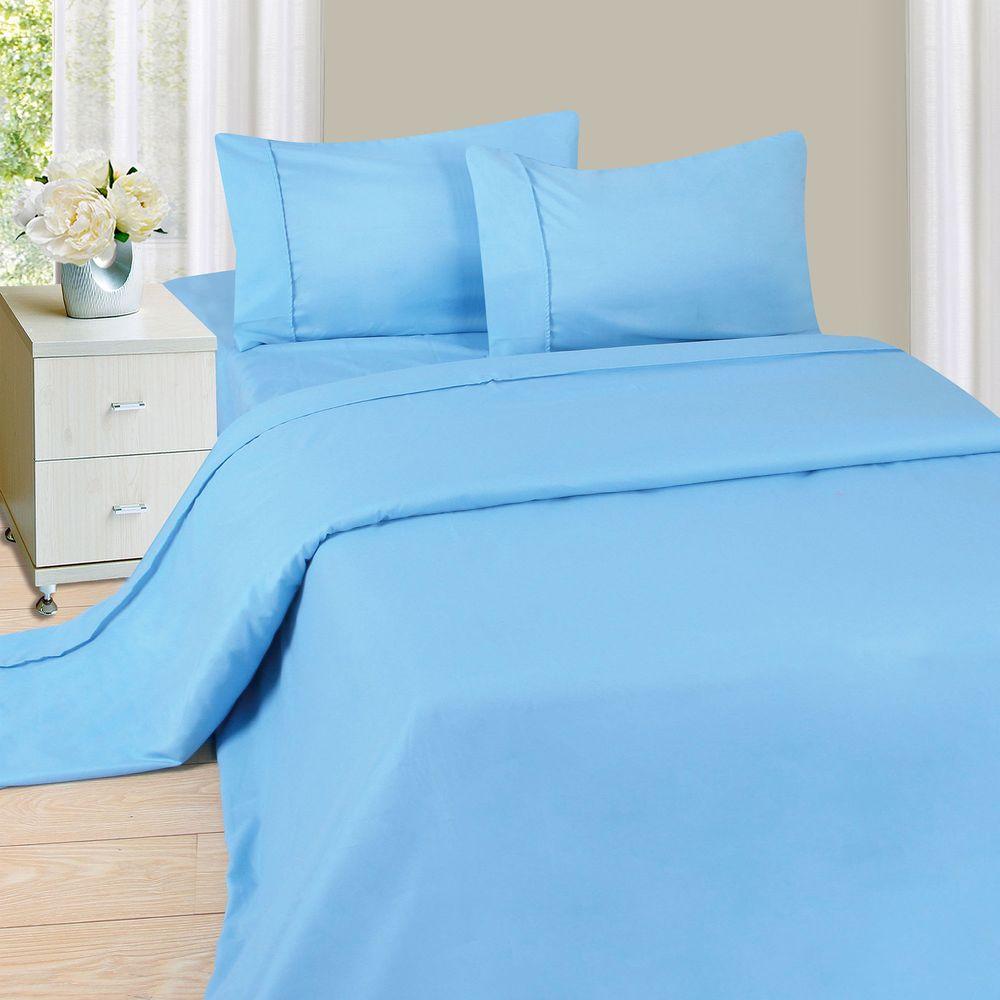 Lavish Home 1200 Series 4 Piece Blue 75 Gsm Queen Microfiber Sheet Lavish Home 1200 Series 4 Piece Blue 75 Gsm Queen Microfiber Sheet Set 66 Mf75s Q Blu The Depot