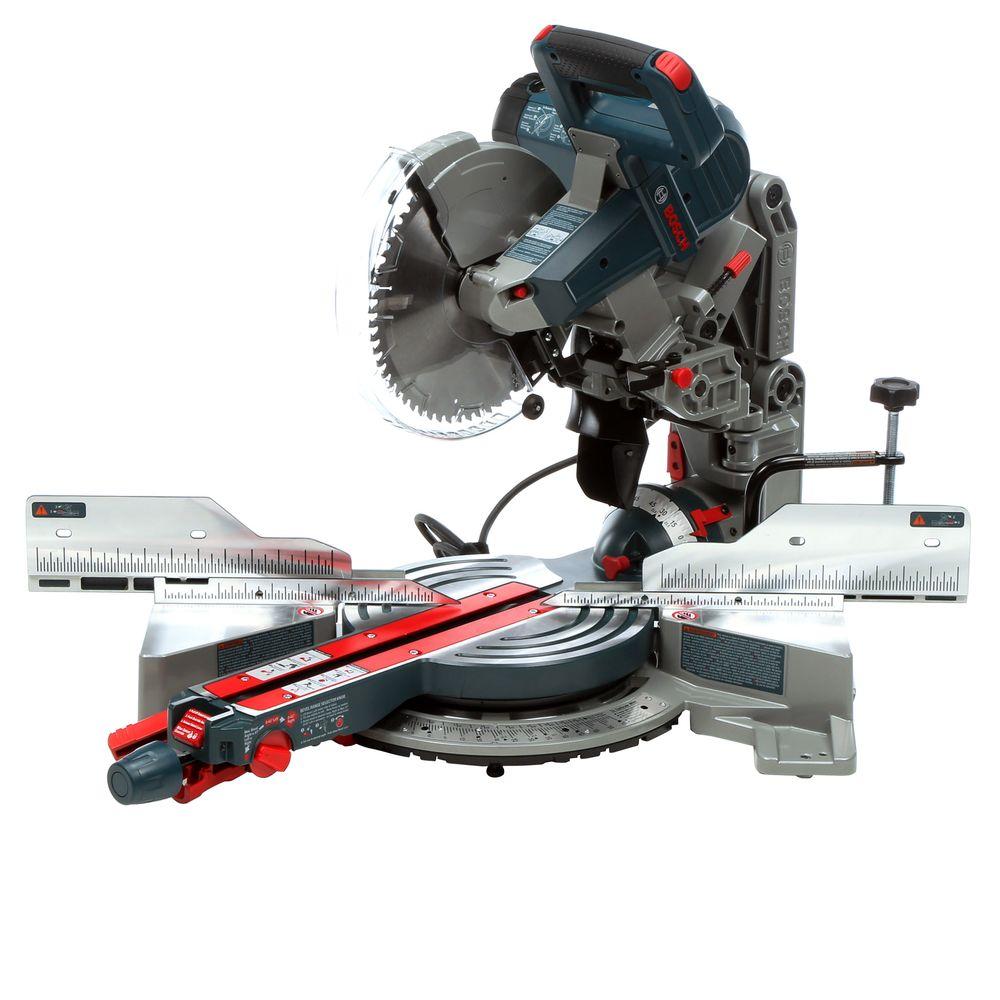 Bosch 15 Amp Corded 10 In Dual Bevel Sliding Glide Miter Saw With