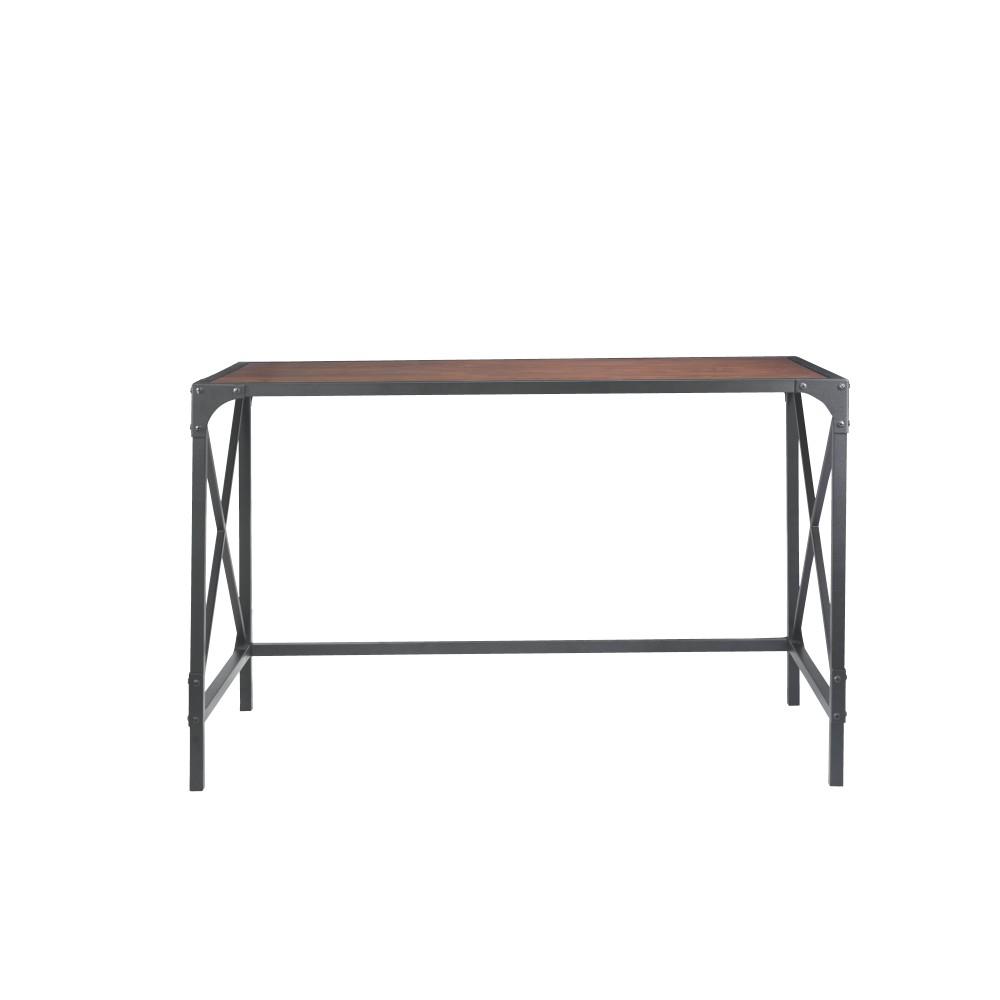 Desks Home Office Furniture The Depot Empire Black And Pine Desk