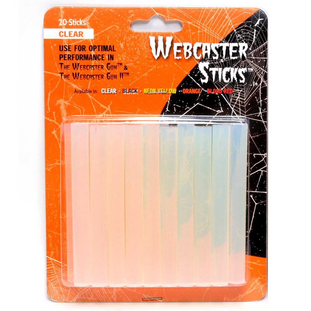 Halloween Clear Webcaster Sticks (Pack of 20)
