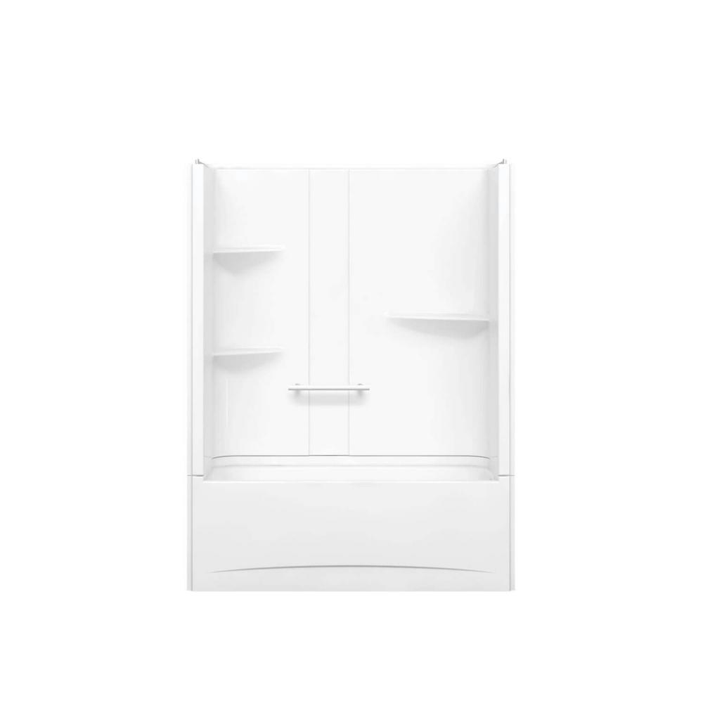 Aquatic Capistrano Acrylx 60 in. x 32 in. x 77.25 in. Bath and Shower