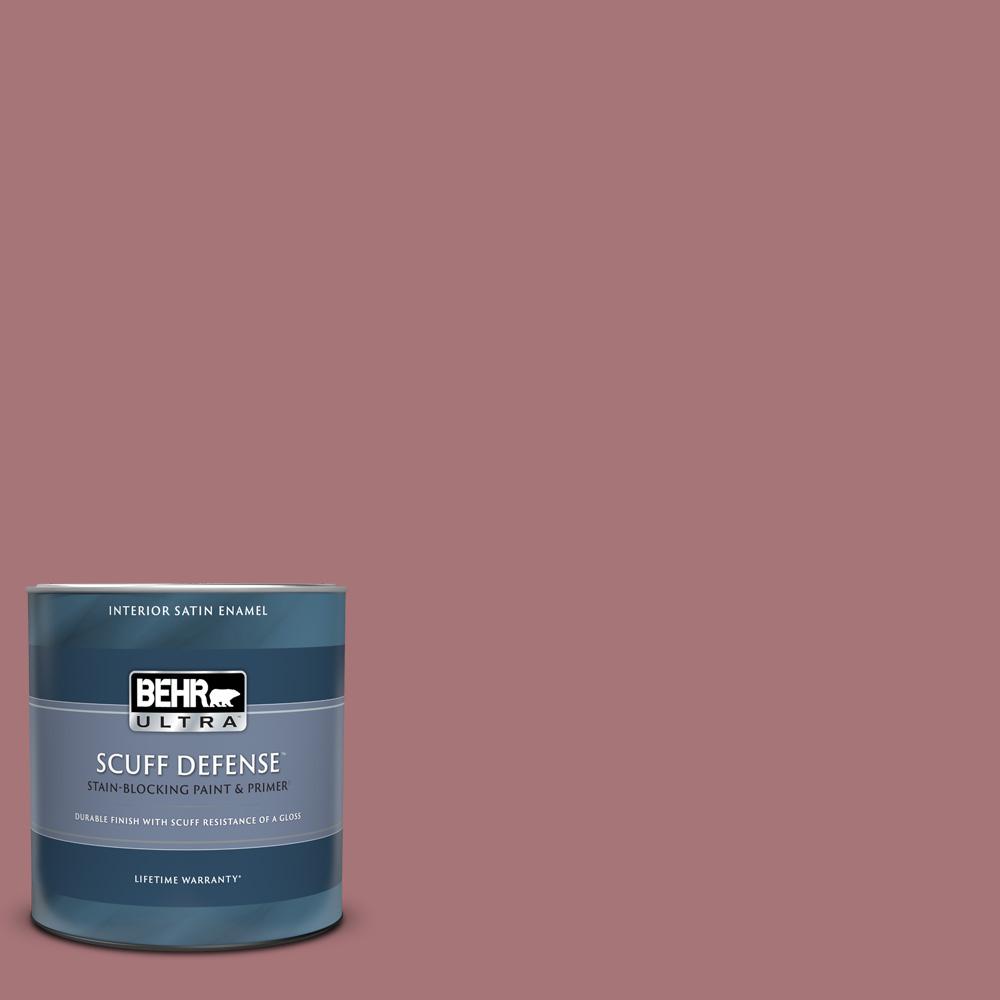 BEHR ULTRA 1 qt. S1305 Heirloom Rose Extra Durable Satin Enamel