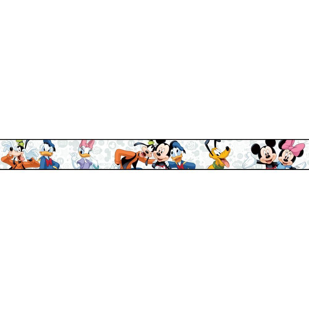 York Wallcoverings Walt Disney Kids II Mickey & Friends Wallpaper ...