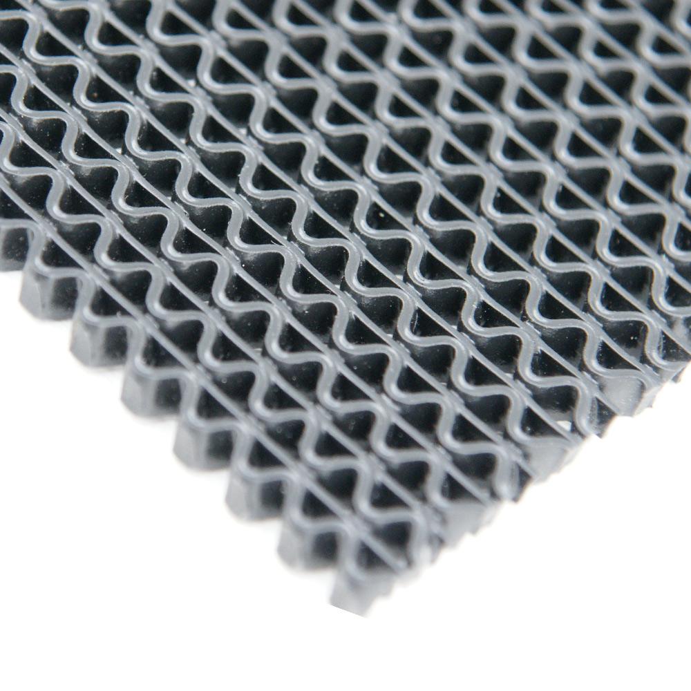 Rubber Cal S Grip Gray 4 Ft X 5 Ft Pvc Drainage Mat 03 W246 Gy