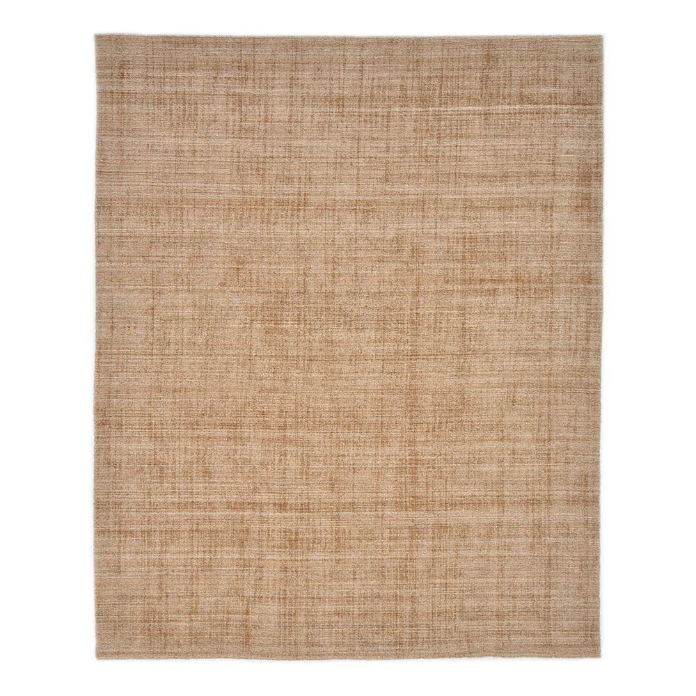 Solo Rugs Ashton Contemporary Caramel 8 ft. x 10 ft. Loom Knotted Area