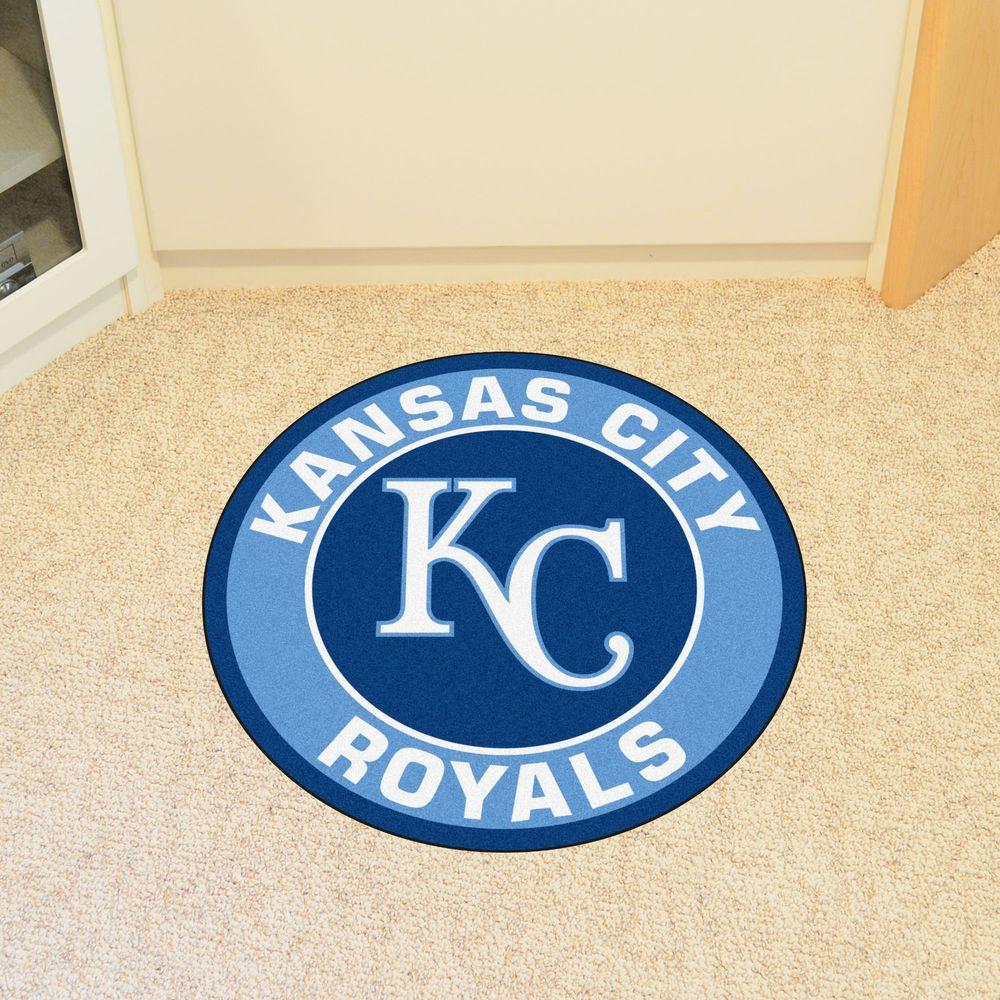 Baseball Floor Mat Kansas City Royals