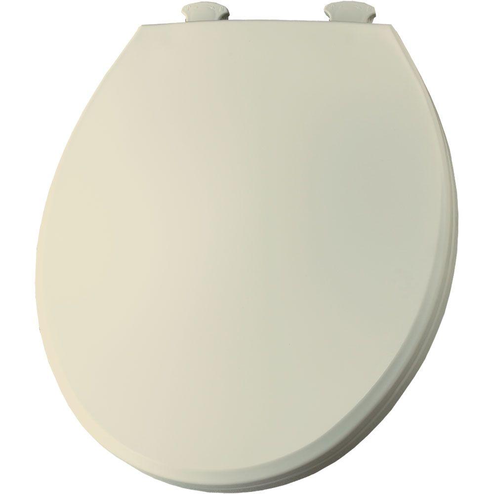 Bemis 200SLOWT 541 Lift-Off Plastic Round Slow-Close Toilet Seat One Size Sunlight