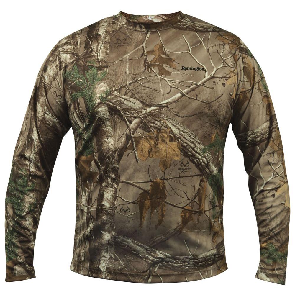 Remington Camo Long Sleeve Wicking Extra Large T-Shirt-887-3401-01XL ...