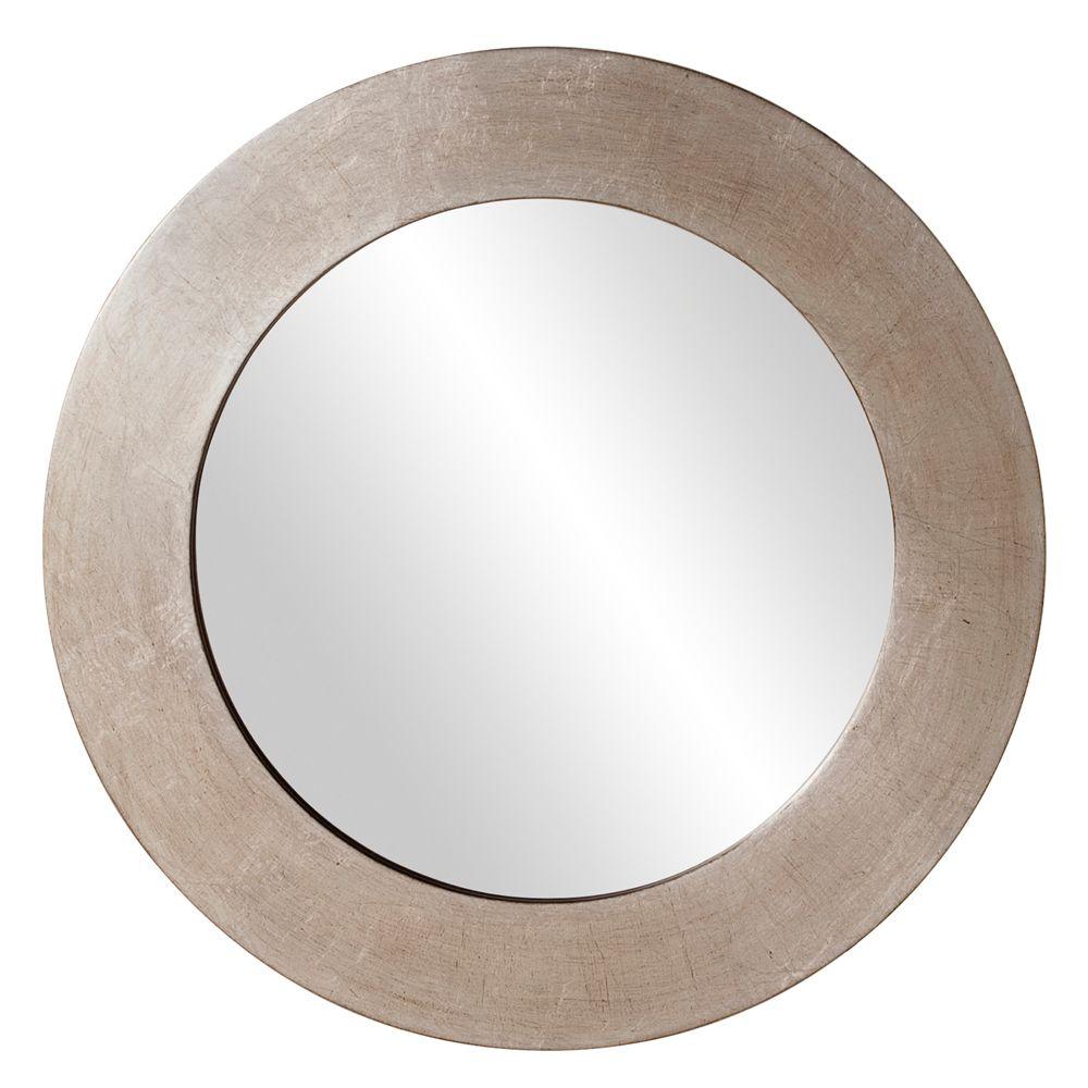 20 In X Round Framed Mirror