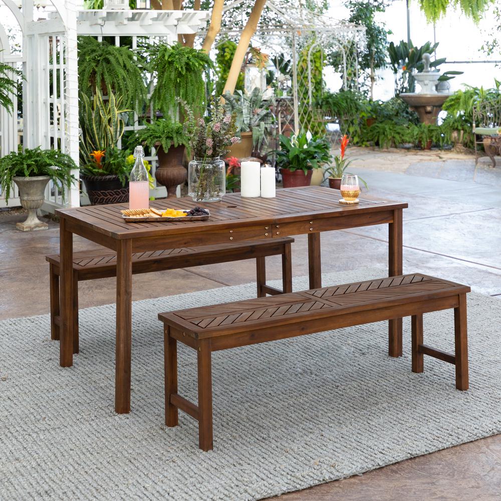 Reviews For Walker Edison Furniture Company Chevron Dark Brown 3 Piece Wood Outdoor Patio Dining Set Hd8045 The Home Depot - Walker Edison Patio Furniture Reviews Reviews For Walker Edison Furniture Company Chevron Dark Brown 3 Piece Wood Outdoor Patio Dining Set Hd8045 The Home Depot - Walker Edison Patio Furniture Reviews