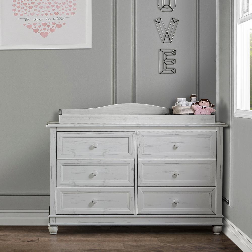 vintage grey changing table