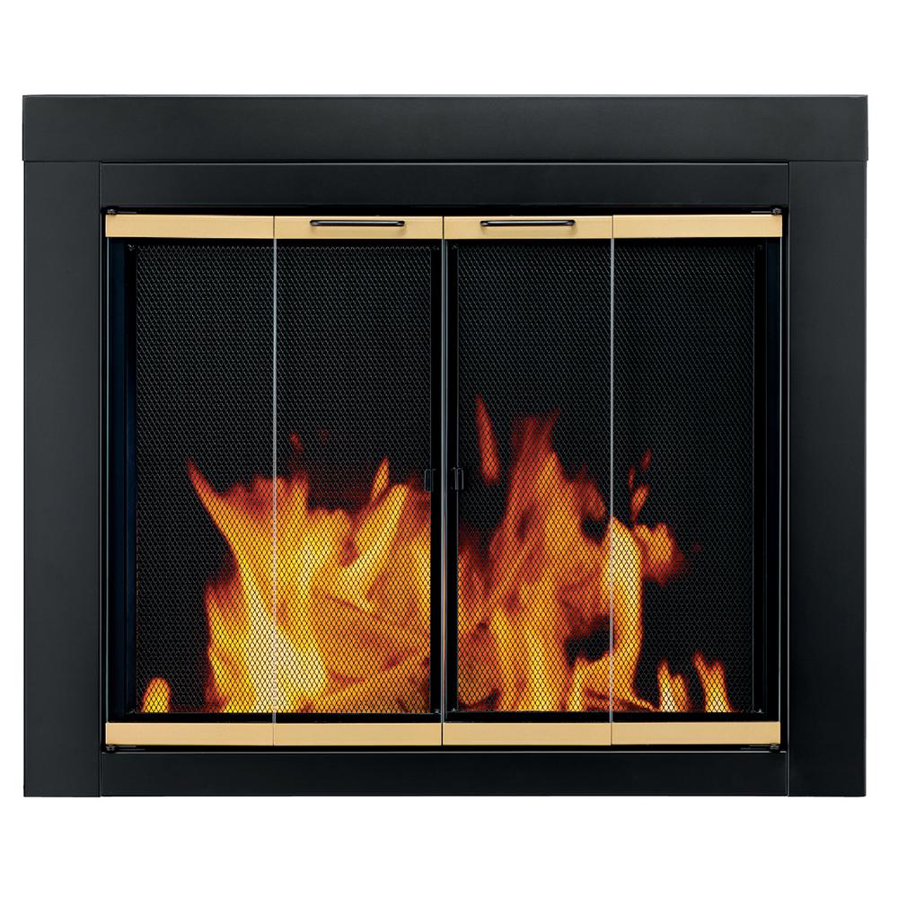 Pleasant Hearth Arrington Large Glass Fireplace Doors Ar 1022 The Home Depot - Fireplace Door Home Depot Pleasant Hearth Arrington Large Glass Fireplace Doors Ar 1022 The Home Depot - Fireplace Door Home Depot