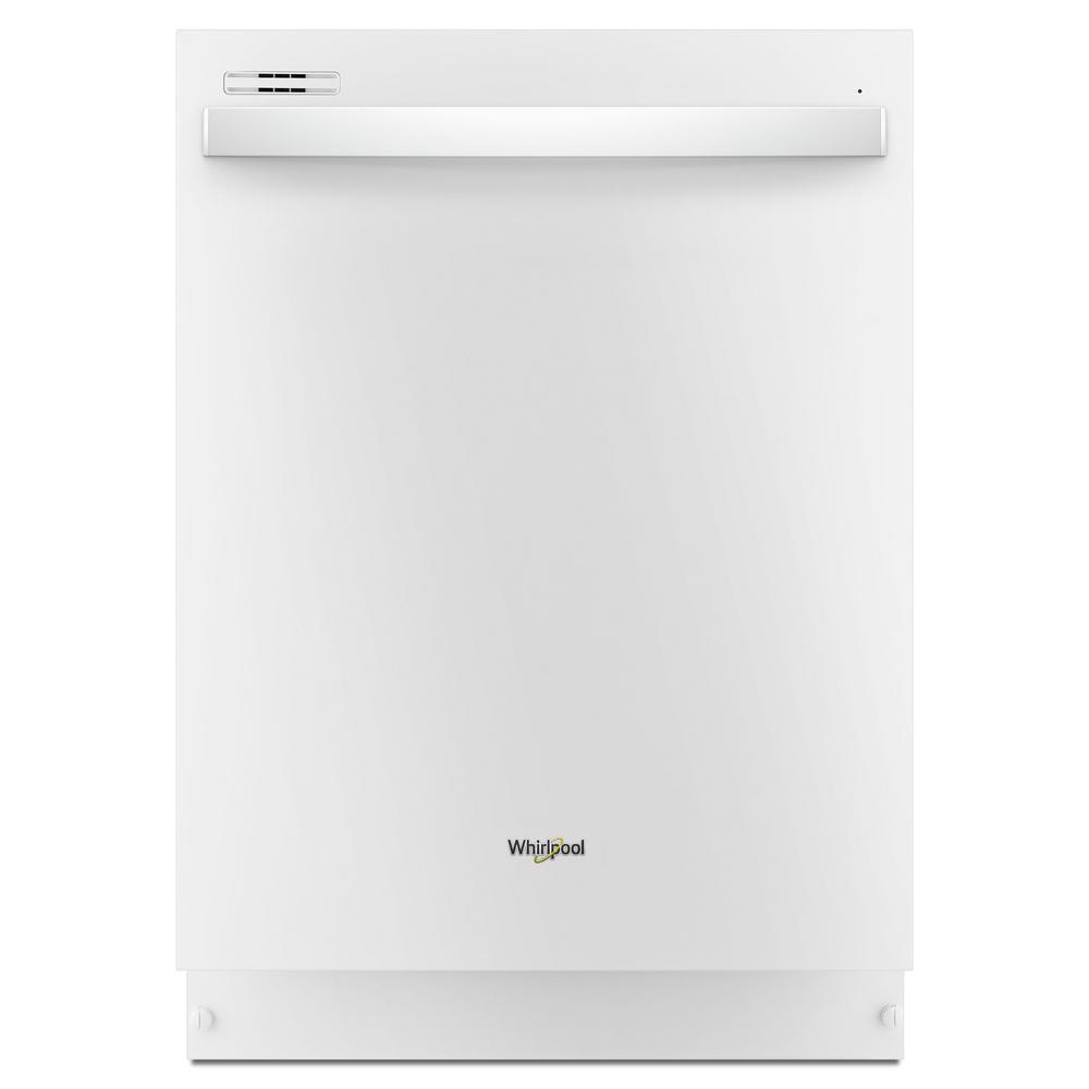 Whirlpool Top Control Built-In Tall Tub Dishwasher in White with Sensor Cycle, 51 dBA