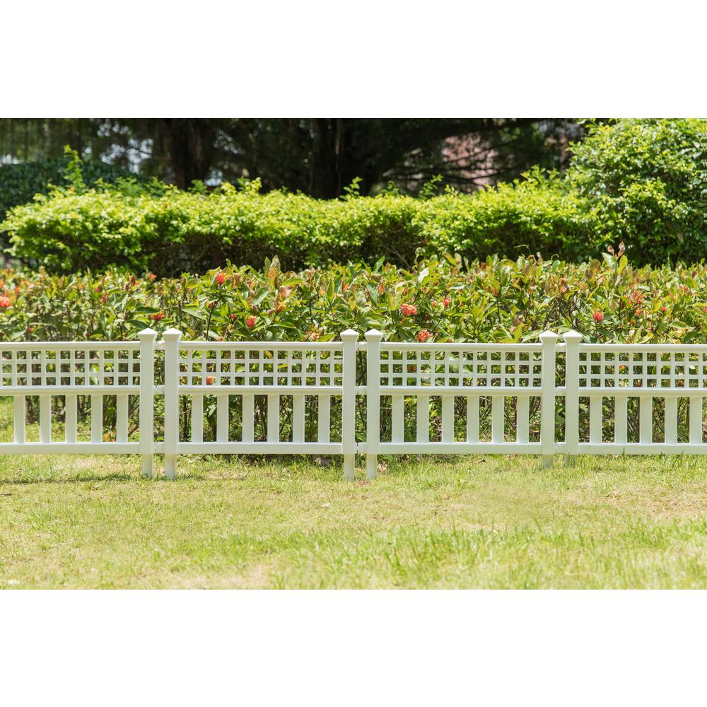 Gardenised 20 In H White Vinyl Garden Gate Patio Picket Fence Flower Bed Border Edging Qi003741 Wl The Home Depot - Suncast Grand View 35 75 In Resin Garden Fence Gardenised 20 In H White Vinyl Garden Gate Patio Picket Fence Flower Bed Border Edging Qi003741 Wl The Home Depot - Suncast Grand View 35 75 In Resin Garden Fence
