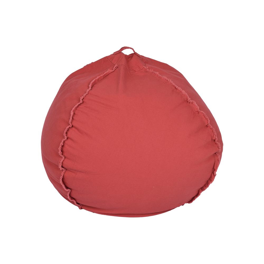 Red Bean Bag Chairs The Home Depot Marsala Canvas Bean Bag