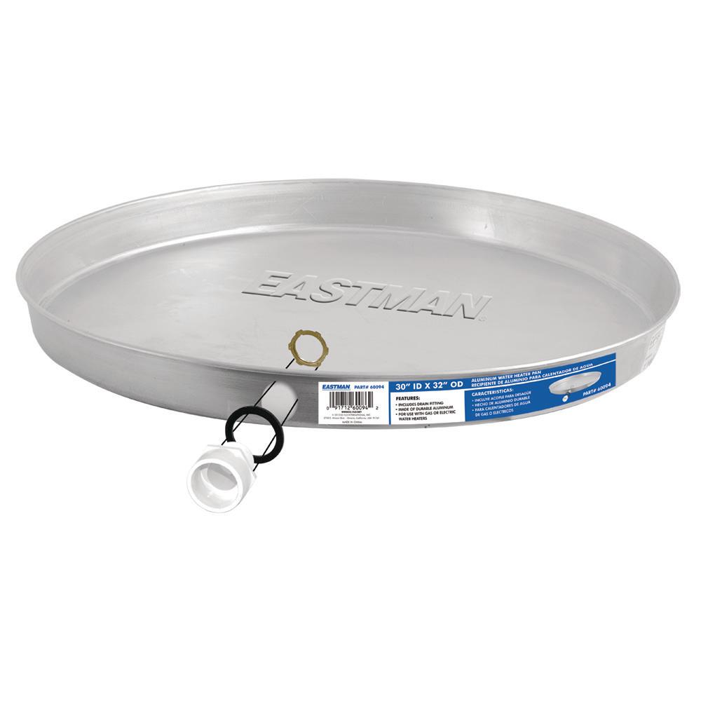 Eastman 30 in. Aluminum Water Heater Drain Pan60094 The Home Depot