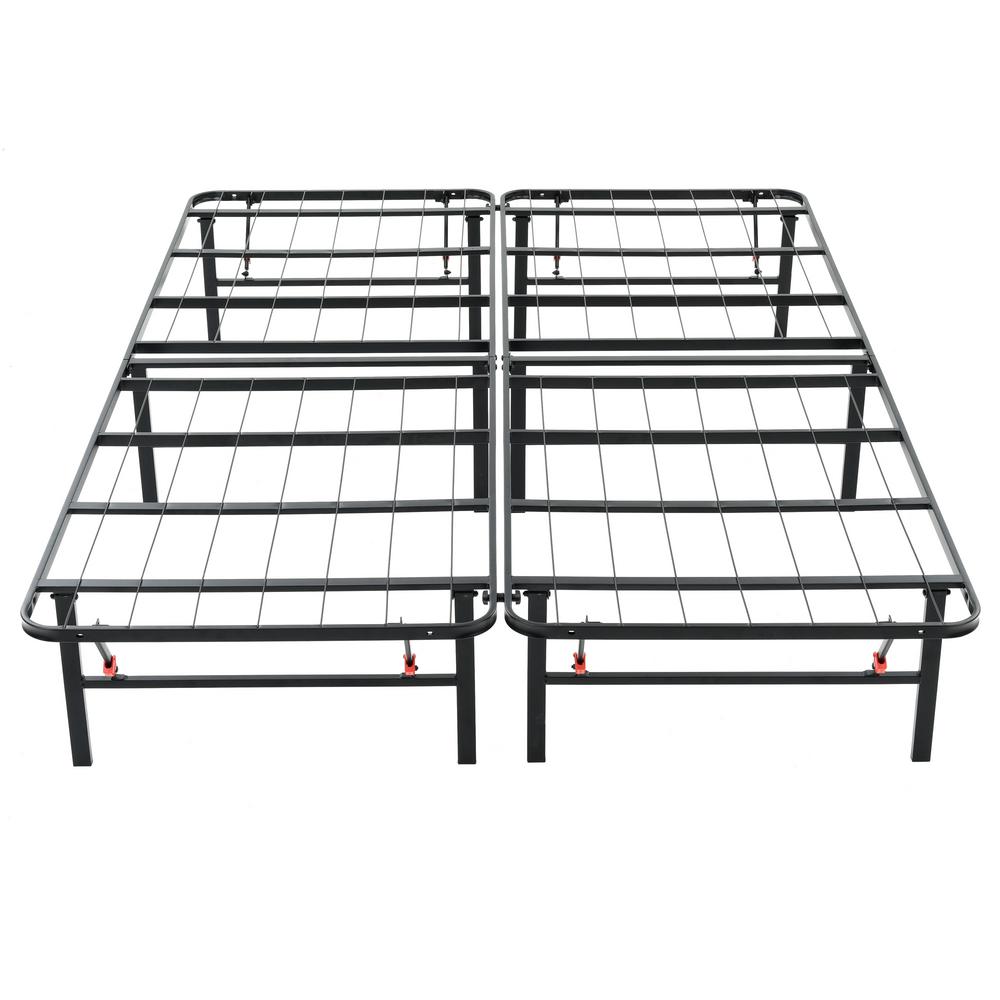 king size metal bed frame size