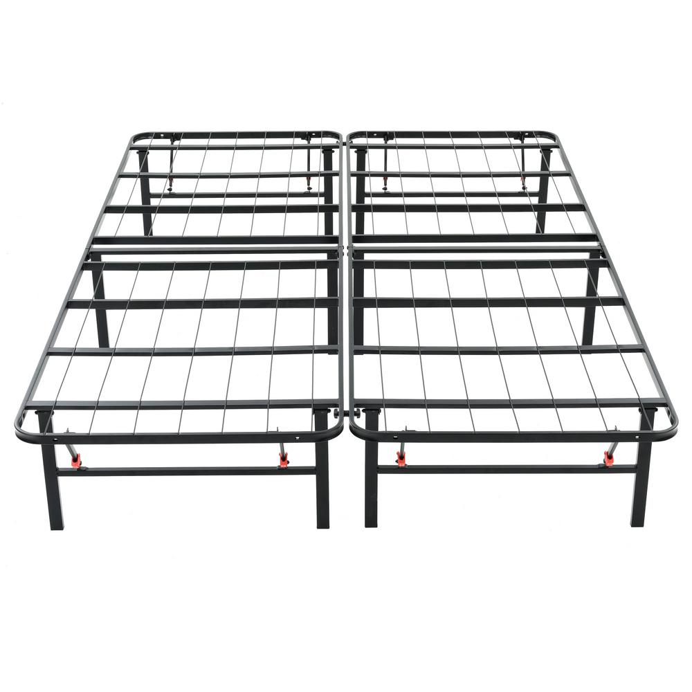 Hercules King Size 14 In H Heavy Duty Metal Platform Bed Frame H Heavy Duty Metal Platform Bed Frame