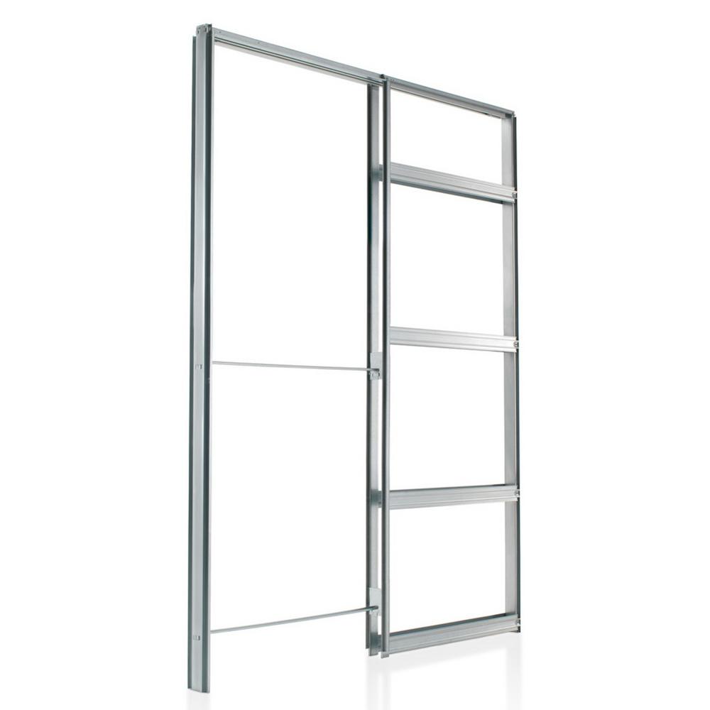 Eclisse 36 in. x 80 in. Galvanized Steel Pocket Door Frame Kit (2 in. x