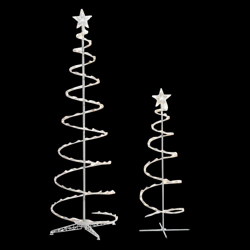 Home Accents Holiday LED Lighted Spiral Tree (2-Pack)-TY-S46-C - The ...
