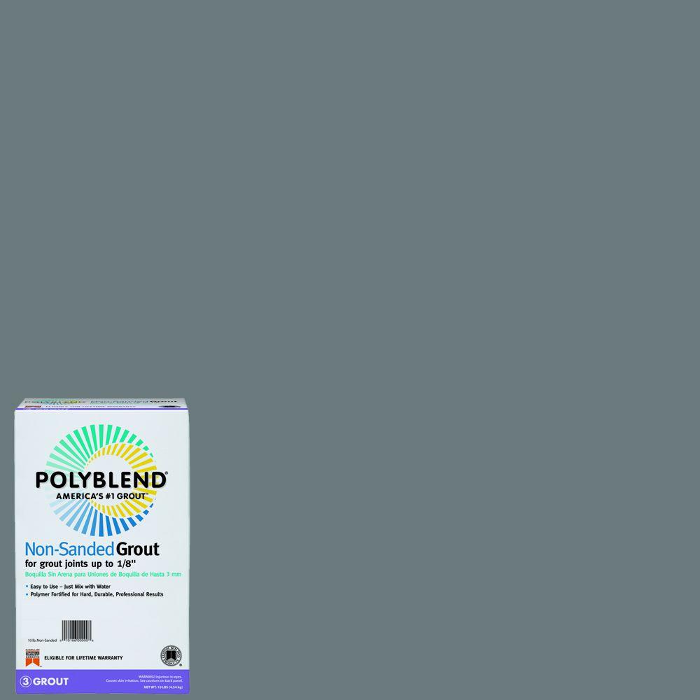 Polyblend #165 Delorean Gray 10 lb. Non-Sanded Grout