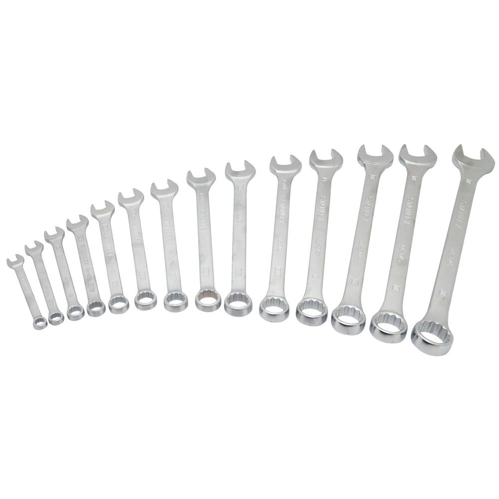 Stanley SAE Combination Wrench Set (14-Piece)-85-990 - The Home Depot