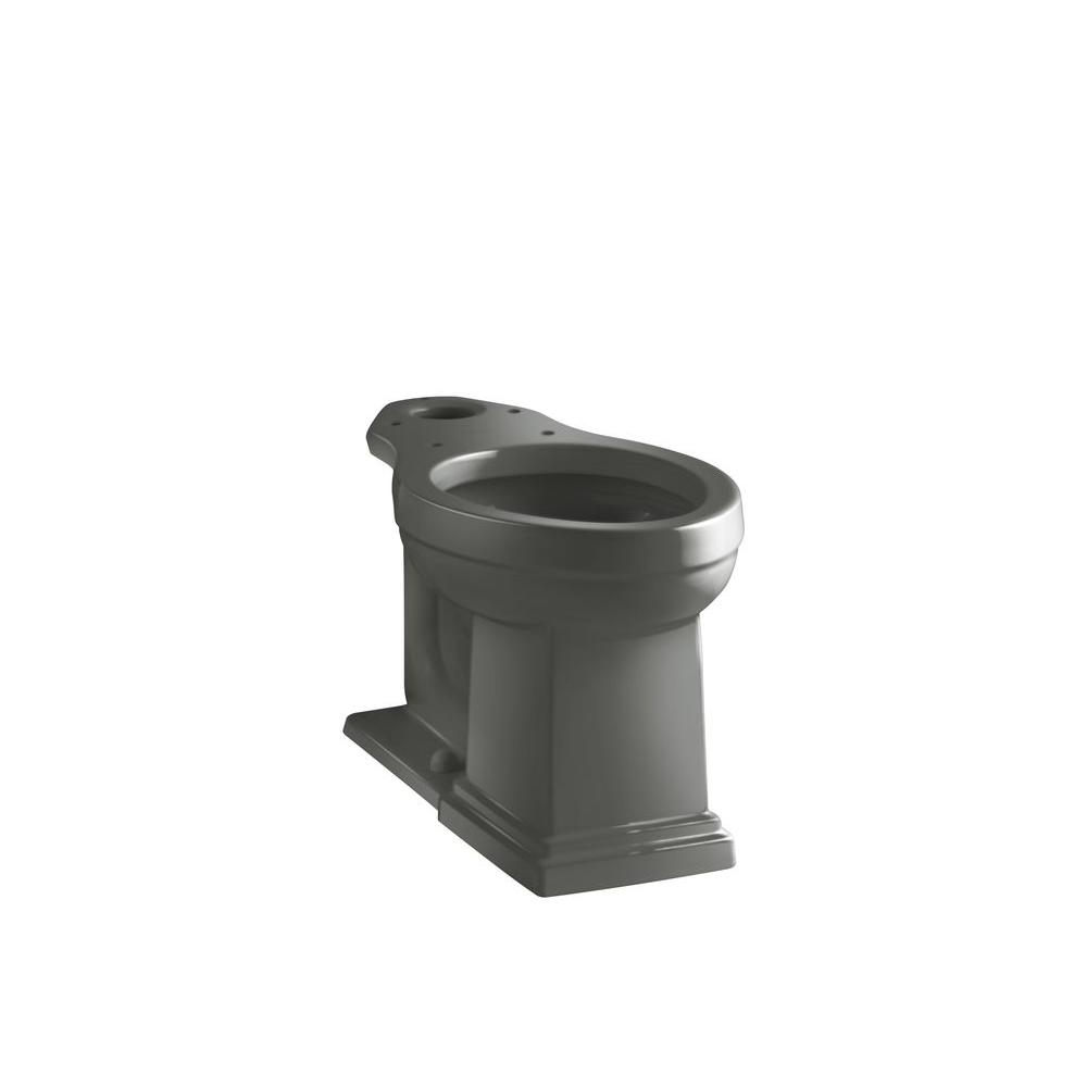 KOHLER Tresham Comfort Height Elongated Toilet Bowl Only in Thunder