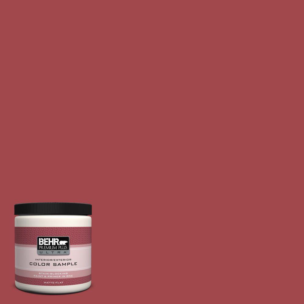 Behr Premium Plus Ultra 8 Oz Icc 107 Crimson Matte Interior Icc 107 Crimson Matte Interior Exterior