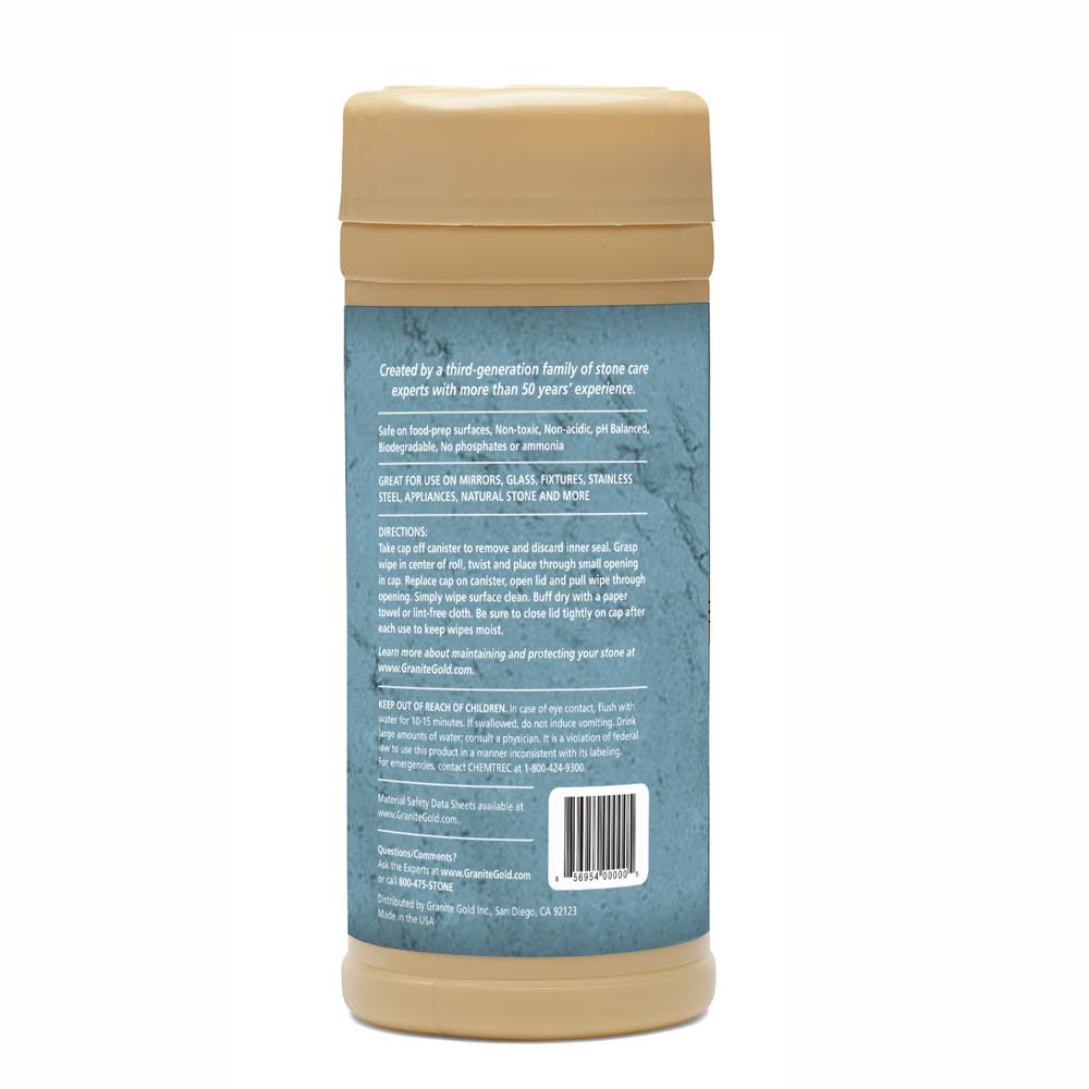 Granite Gold All Surface Cleaner Wipes 40 Count Gg0005 The Granite Gold All Surface Cleaner Wipes