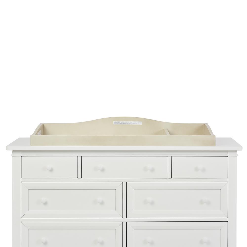 beige changing table