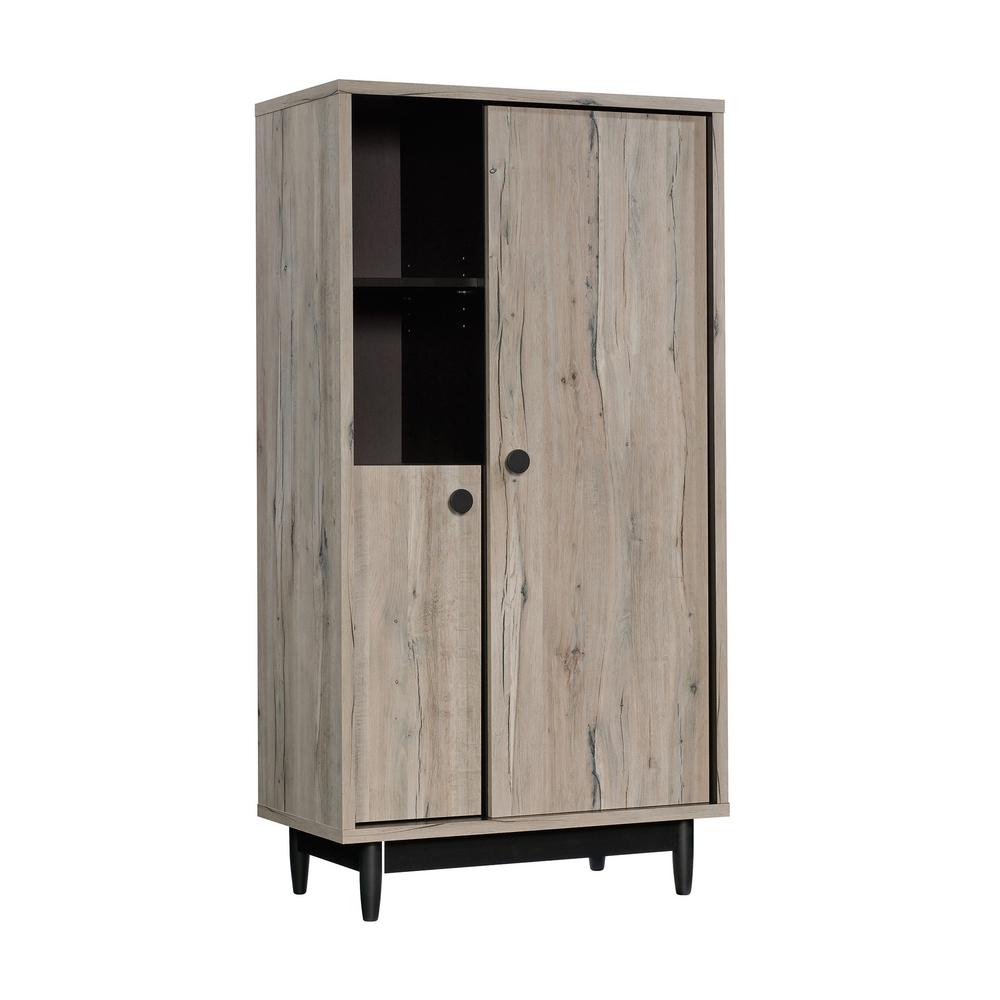 SAUDER Linden Market Split Oak Storage The Home Depot