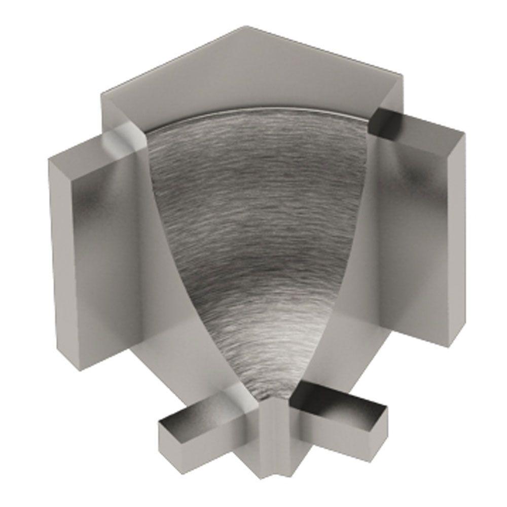 Schluter Dilex-AHK Brushed Nickel Anodized Aluminum 1/2 In. X 1 In ...