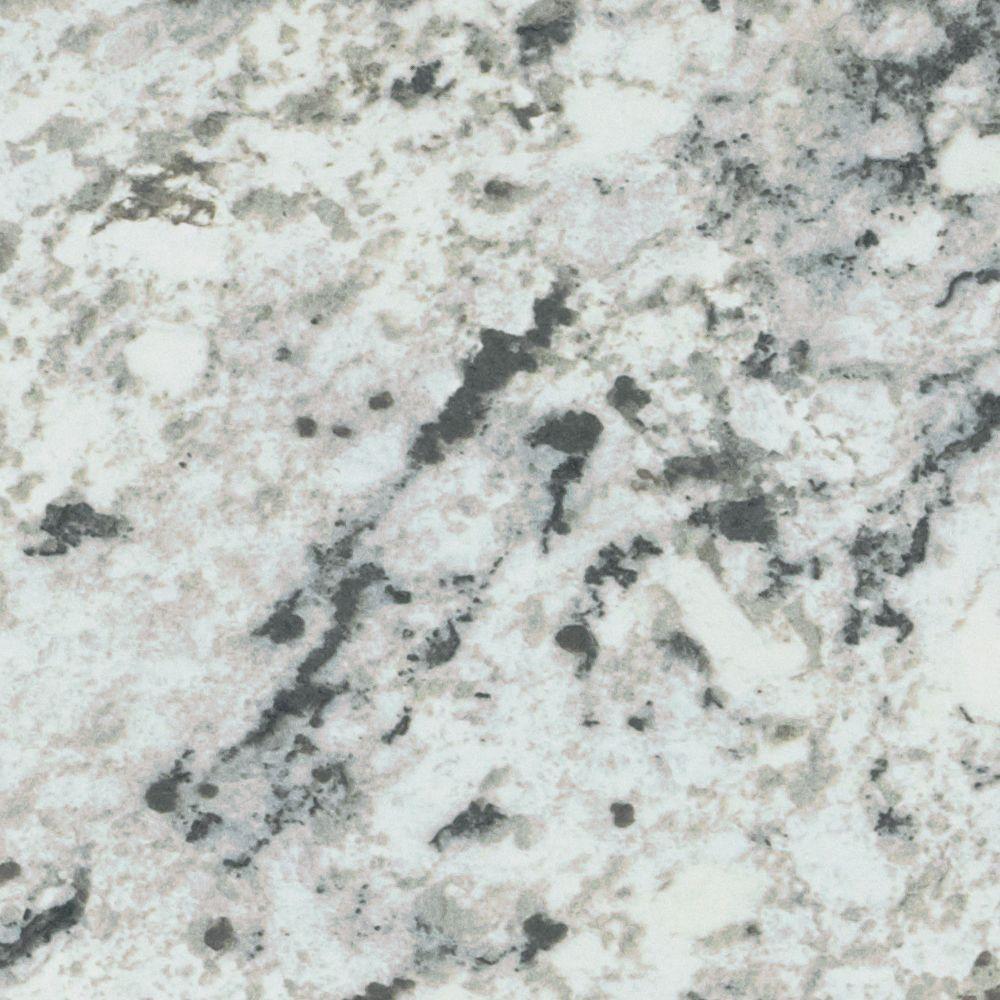 Formica Countertops Kitchen The Home Depot Laminate Sheet In White Ice Granite With Matte Finish