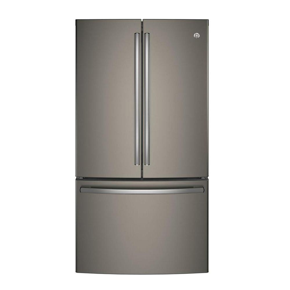 GE 28.5 cu. ft. French Door Refrigerator in SlateGNE29GMKES The Home