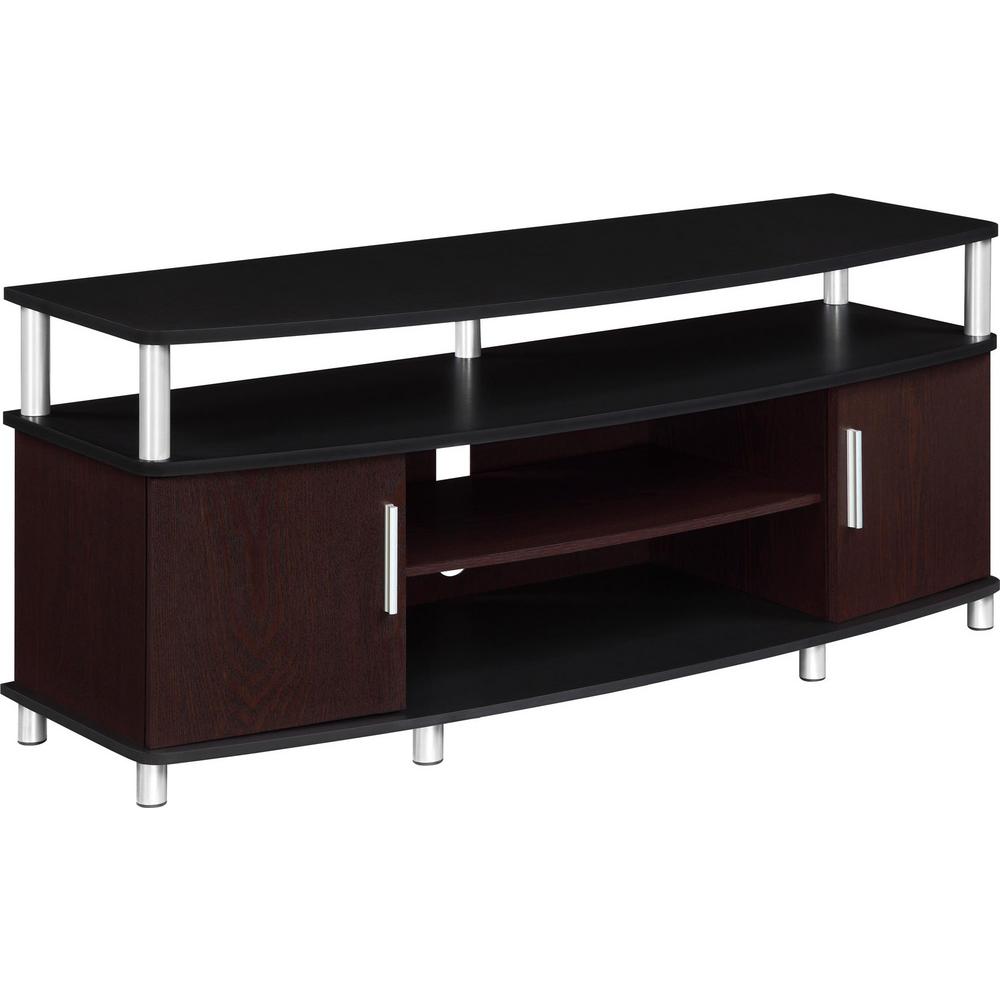Ameriwood Windsor 50 In Espresso Tv Stand Hd55735 The Home Depot Ameriwood Windsor 50 In Espresso Tv Stand