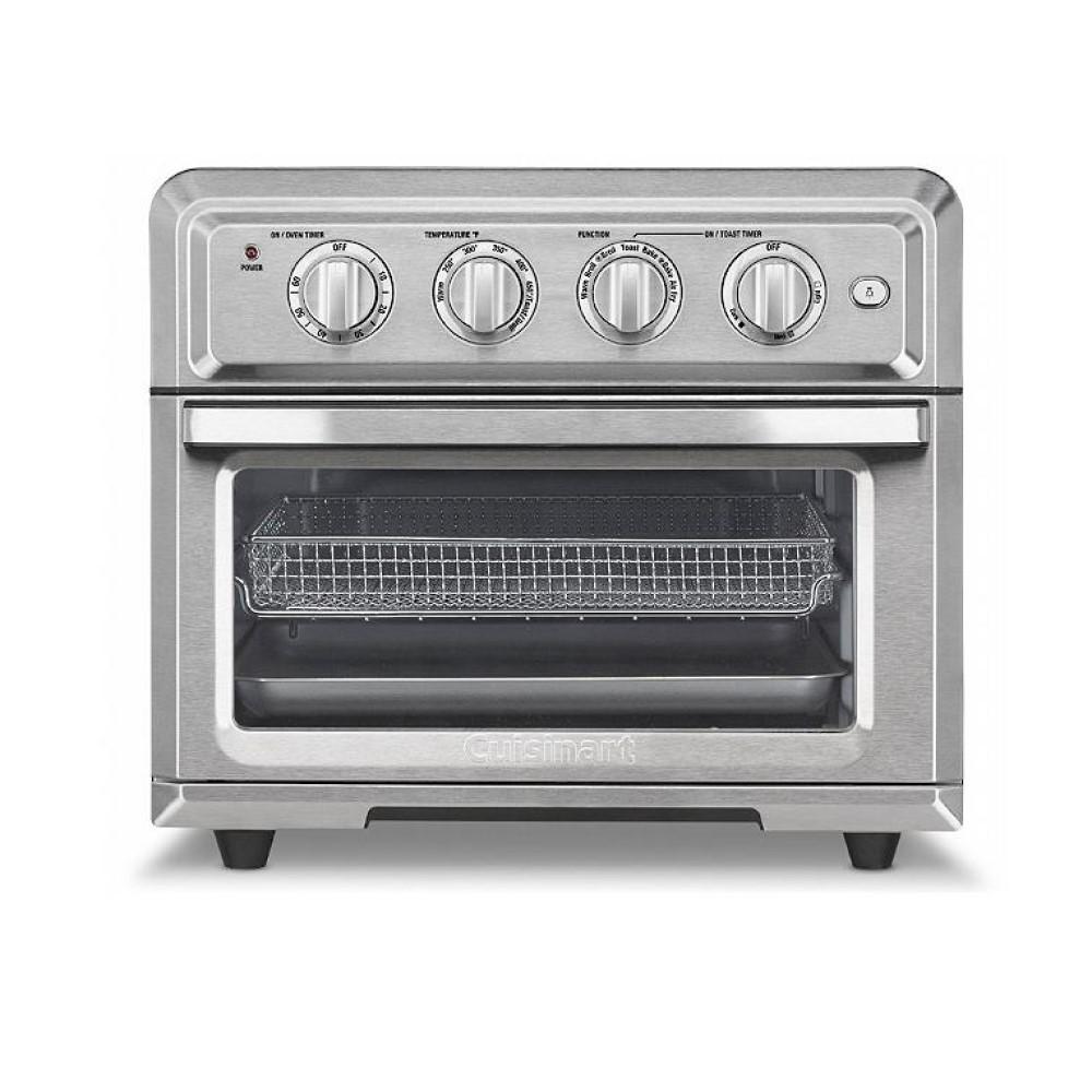 Cuisinart 1800 W 6Slice Brushed Silver Toaster Oven and Air Fryer TOA