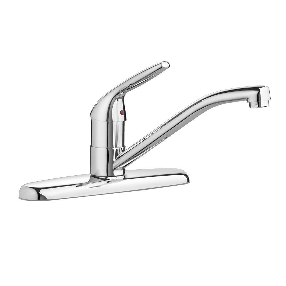 American Standard Colony Choice Single Handle Kitchen Faucet With 1 5 Gpm In Polished Chrome