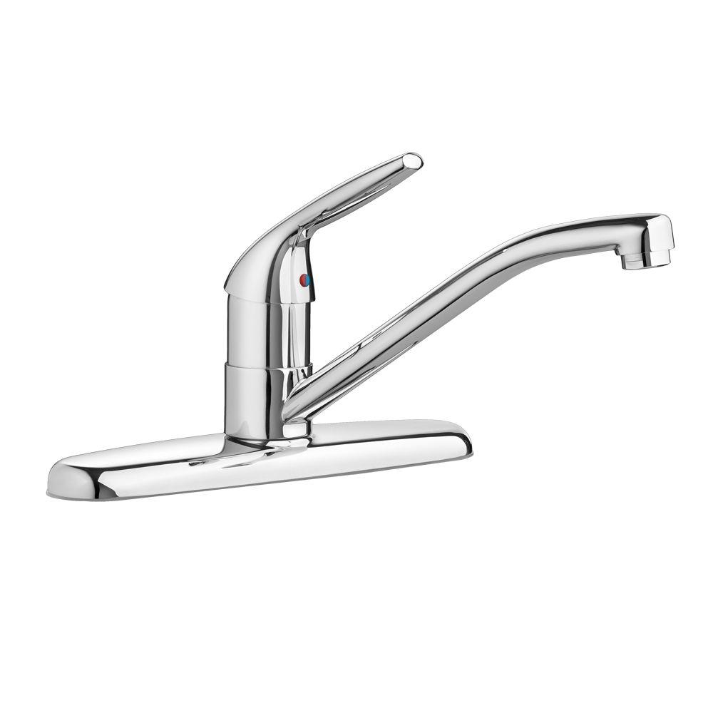 Stainless Steel American Standard Colony PRO 5.87" Single Handle Kitchen Faucet